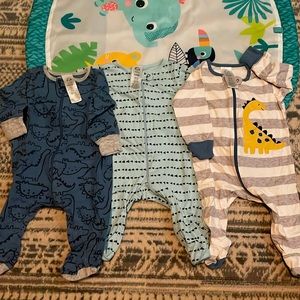 Baby Boy Sleep & Play Onesies